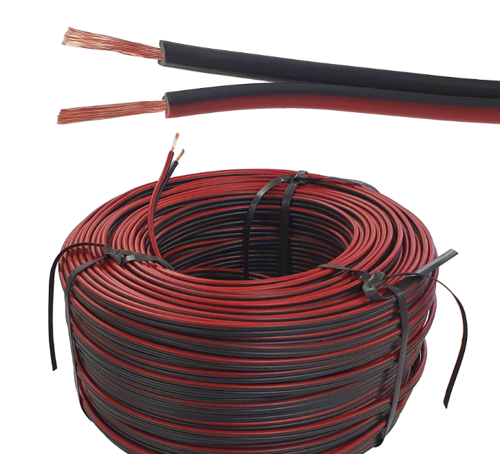 H03VVH2-F 2×0.75 mm² Red/Black